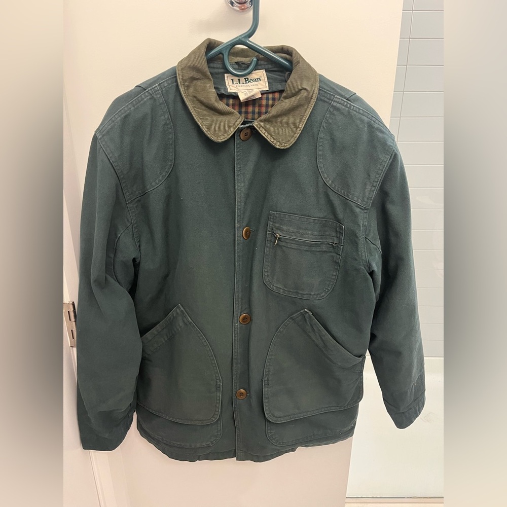 L.L. Bean Plaid Lined Jacket